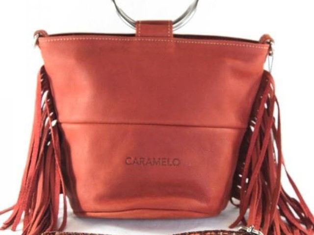 Bolso color teja puel