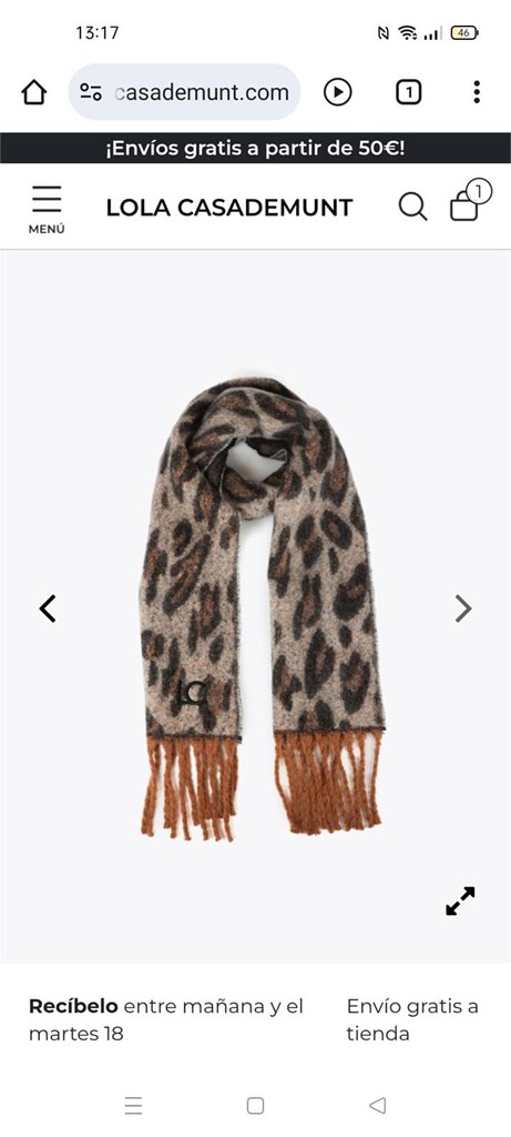 Foto 1 Bufanda Lola Casdemunt 