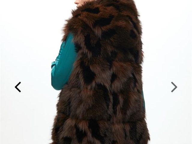 Chaleco pelo estampado print