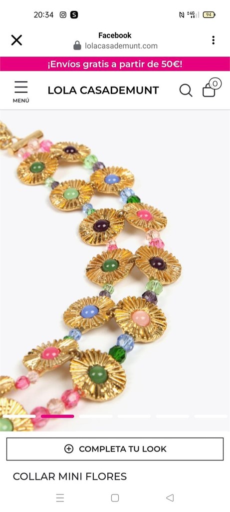 Foto 1 Collar flores Lola Casademunt 
