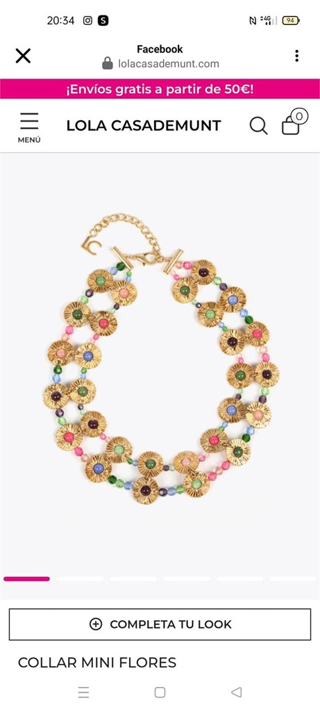 Foto 2 Collar flores Lola Casademunt 